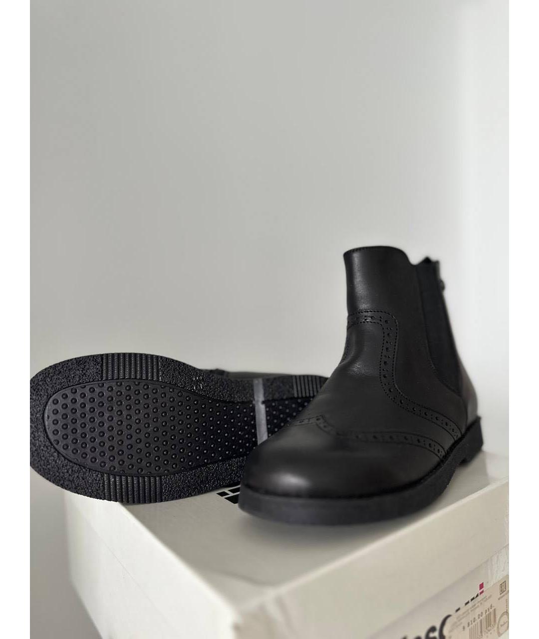 MISSOURI KIDS Черные кожаные ботинки, фото 2