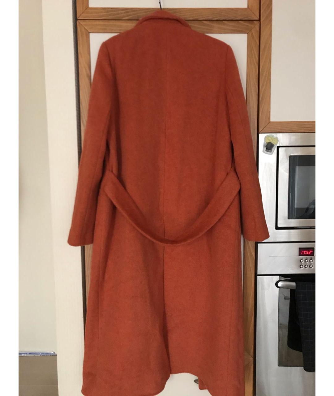 BLUGIRL Оранжевое шерстяное пальто, фото 2