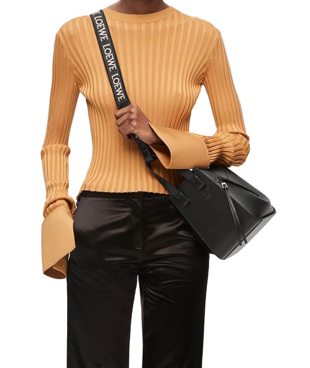 LOEWE Черная кожаная сумка через плечо, фото 2