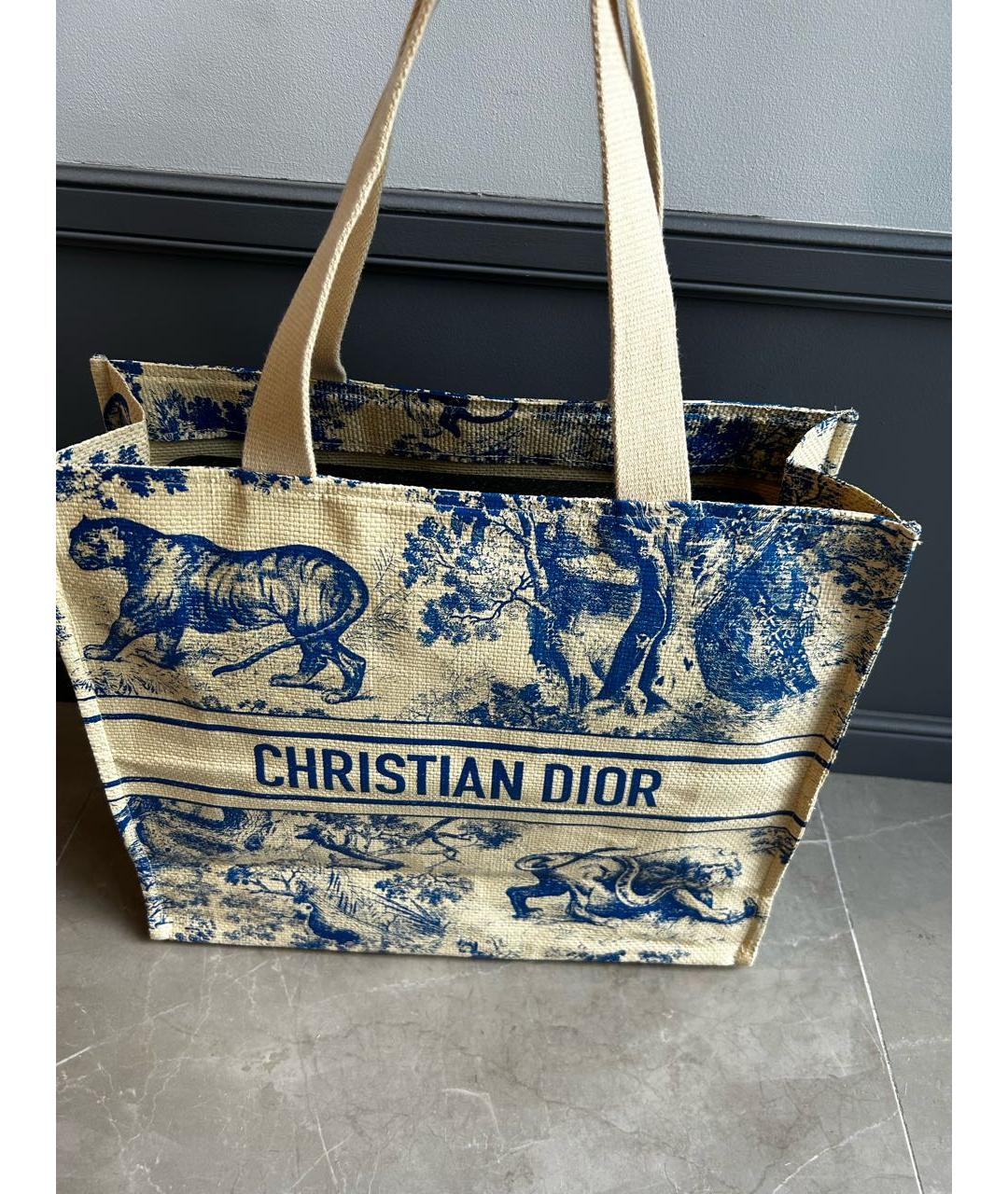 CHRISTIAN DIOR Мульти пляжная сумка, фото 3
