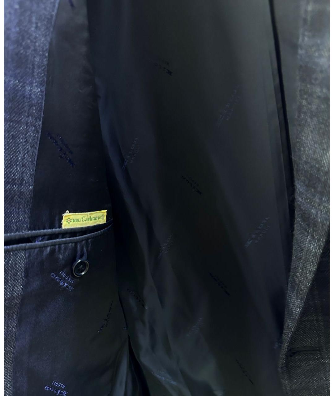 KITON Темно-синий кашемировый пиджак, фото 3
