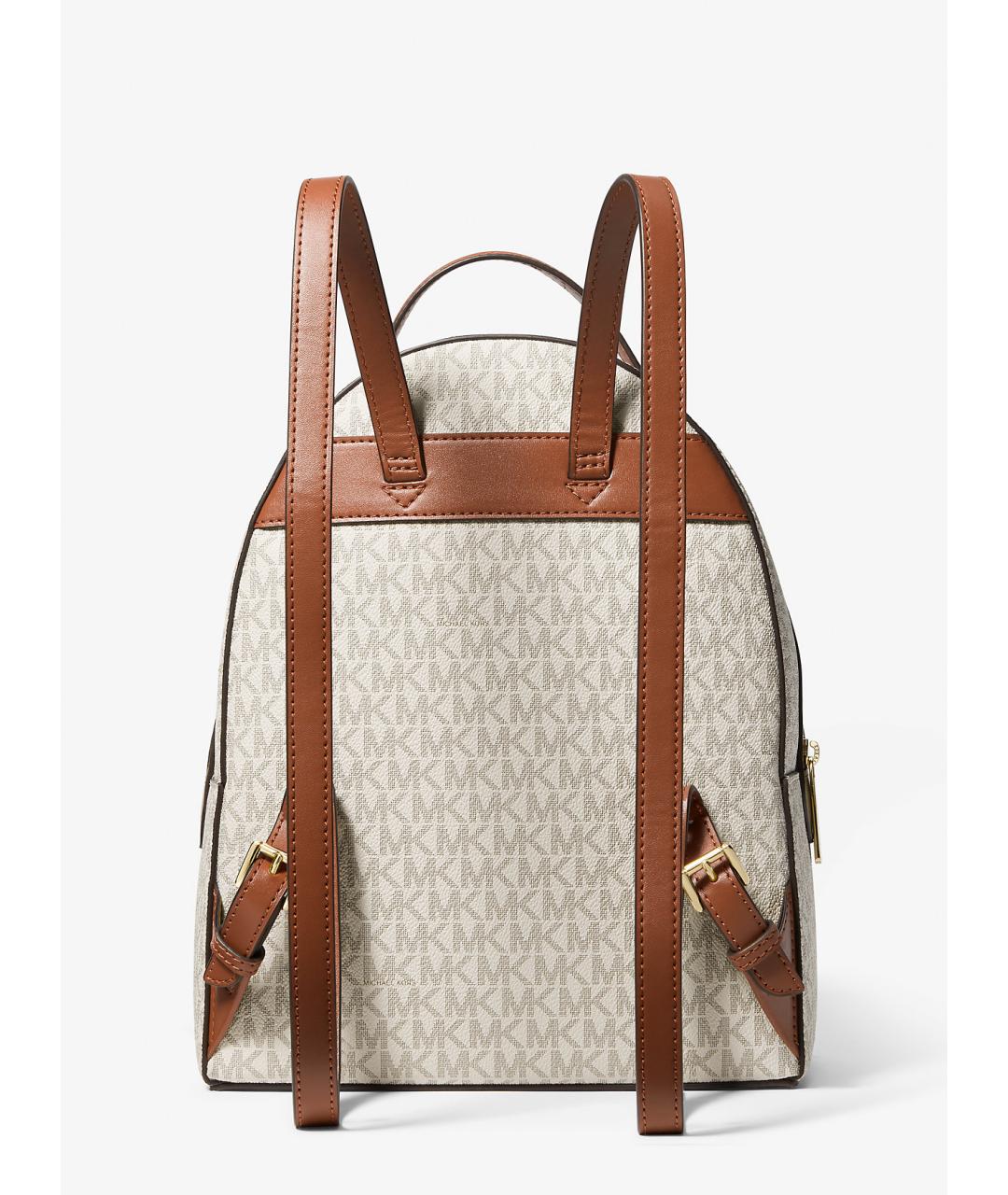 MICHAEL KORS Бежевый рюкзак из искусственной кожи, фото 6