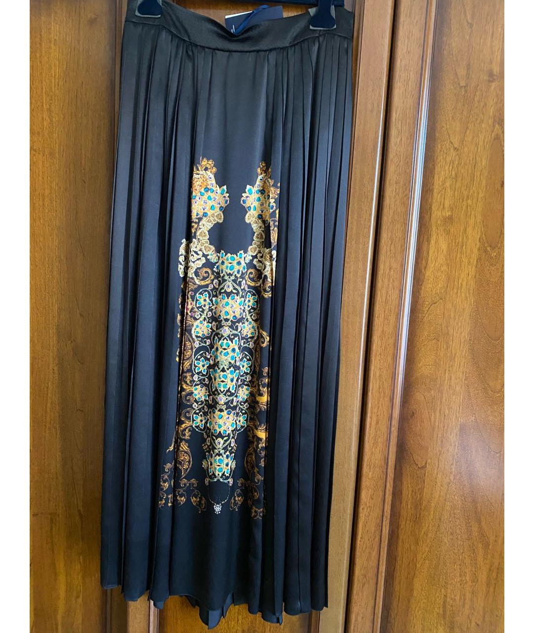 LARUSMIANI Бирюзовый шелковый костюм с юбками, фото 2