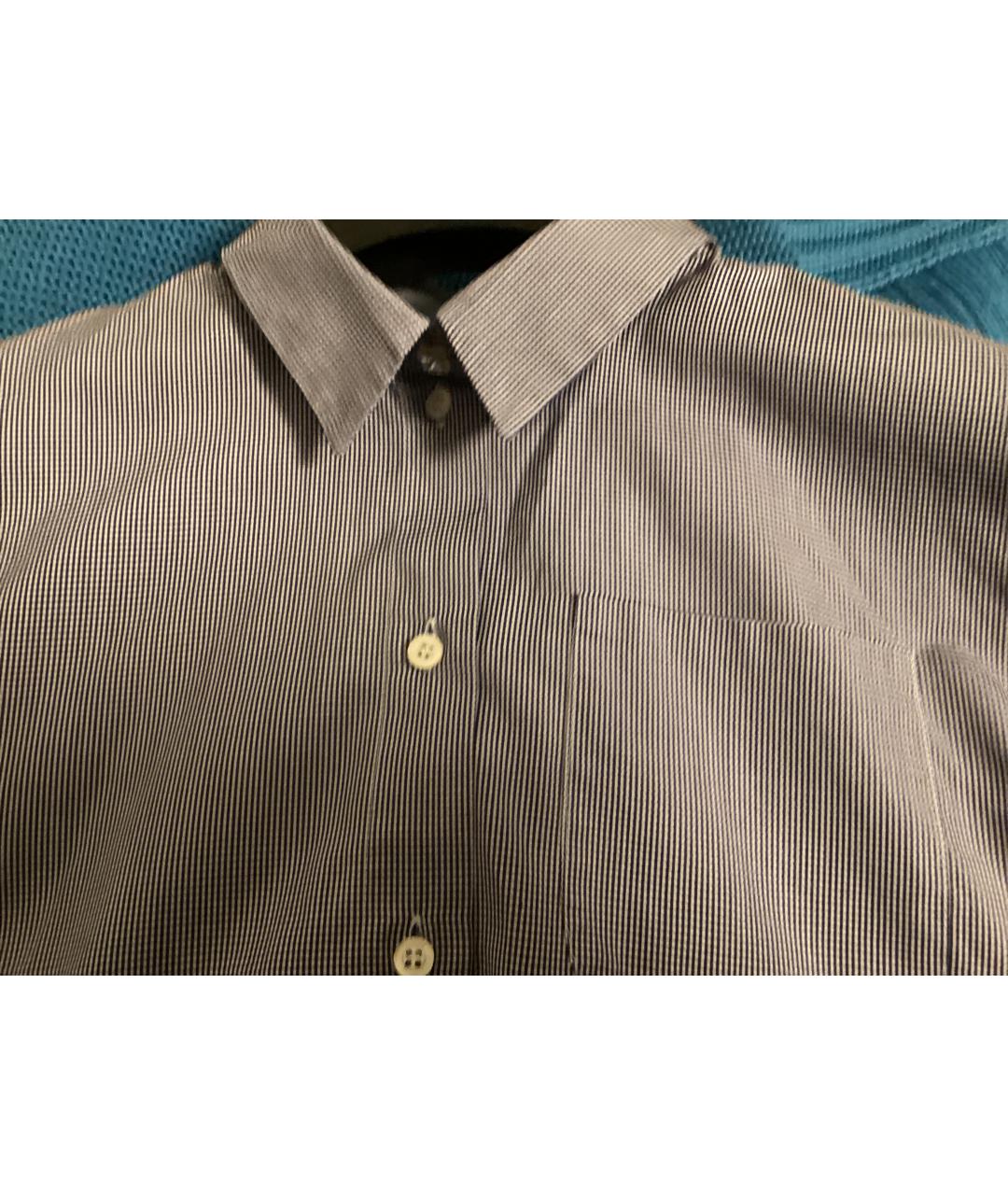 CHRISTIAN DIOR PRE-OWNED Синяя хлопковая рубашка, фото 3