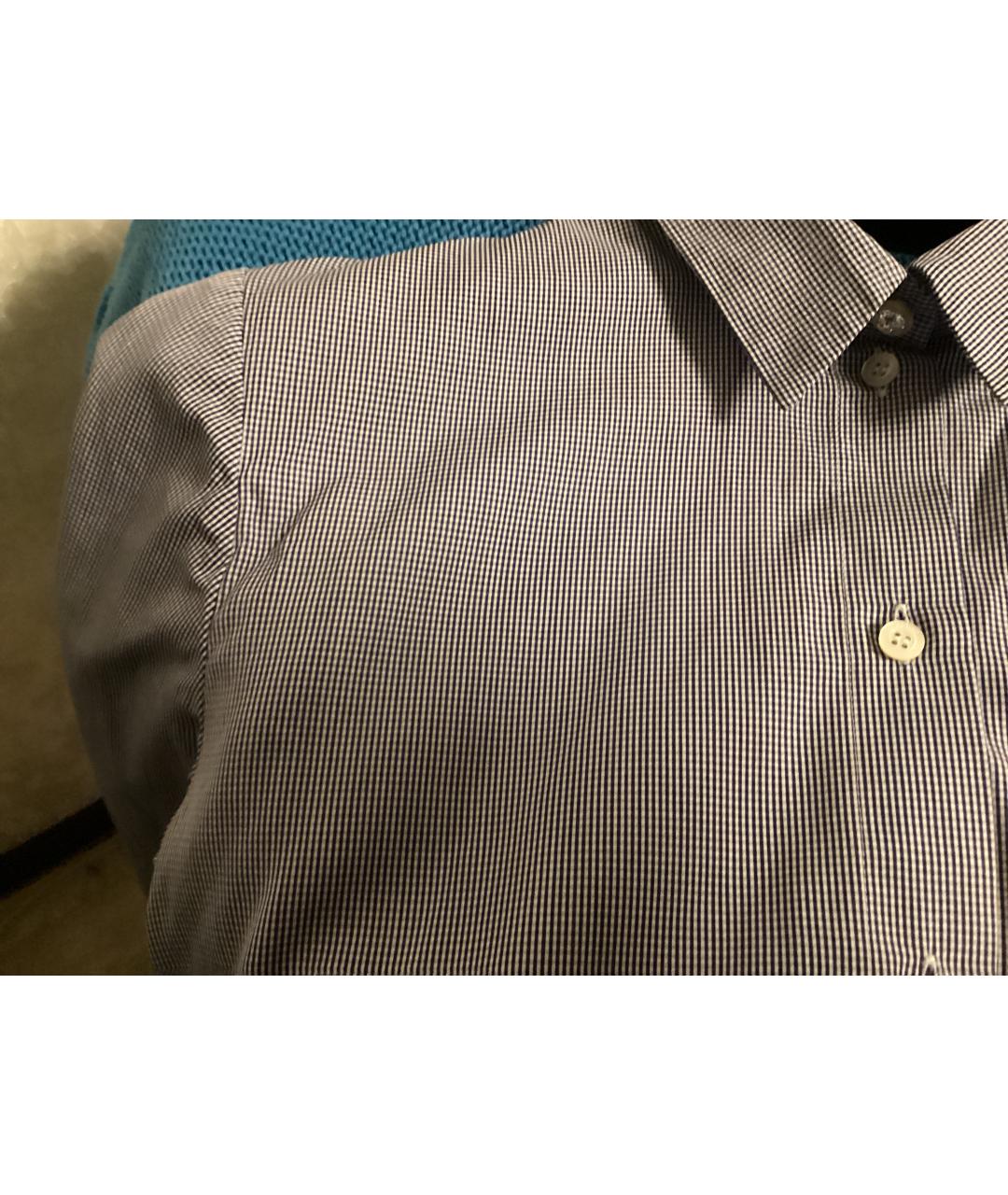 CHRISTIAN DIOR PRE-OWNED Синяя хлопковая рубашка, фото 4