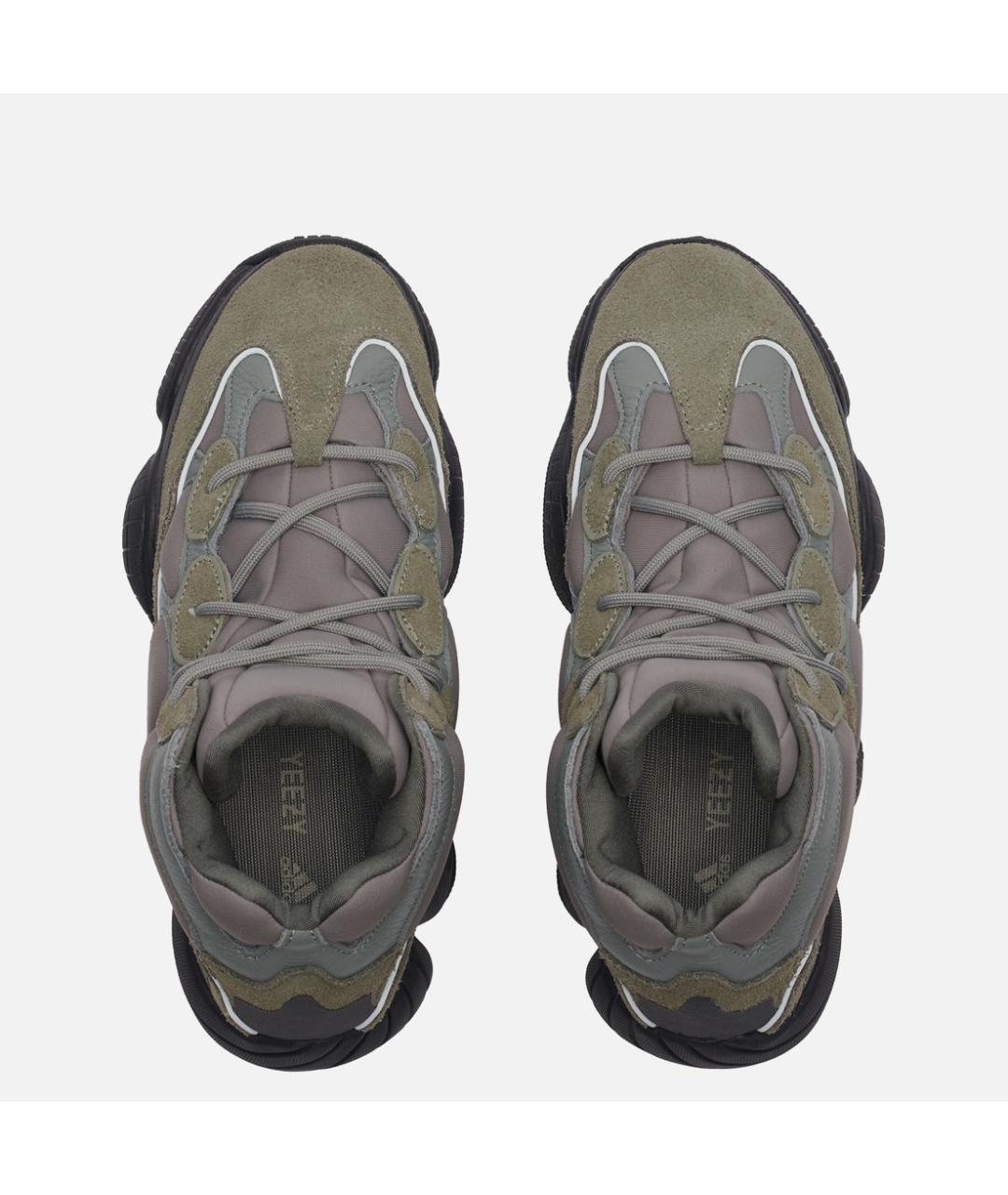 ADIDAS YEEZY Серые замшевые кроссовки, фото 4