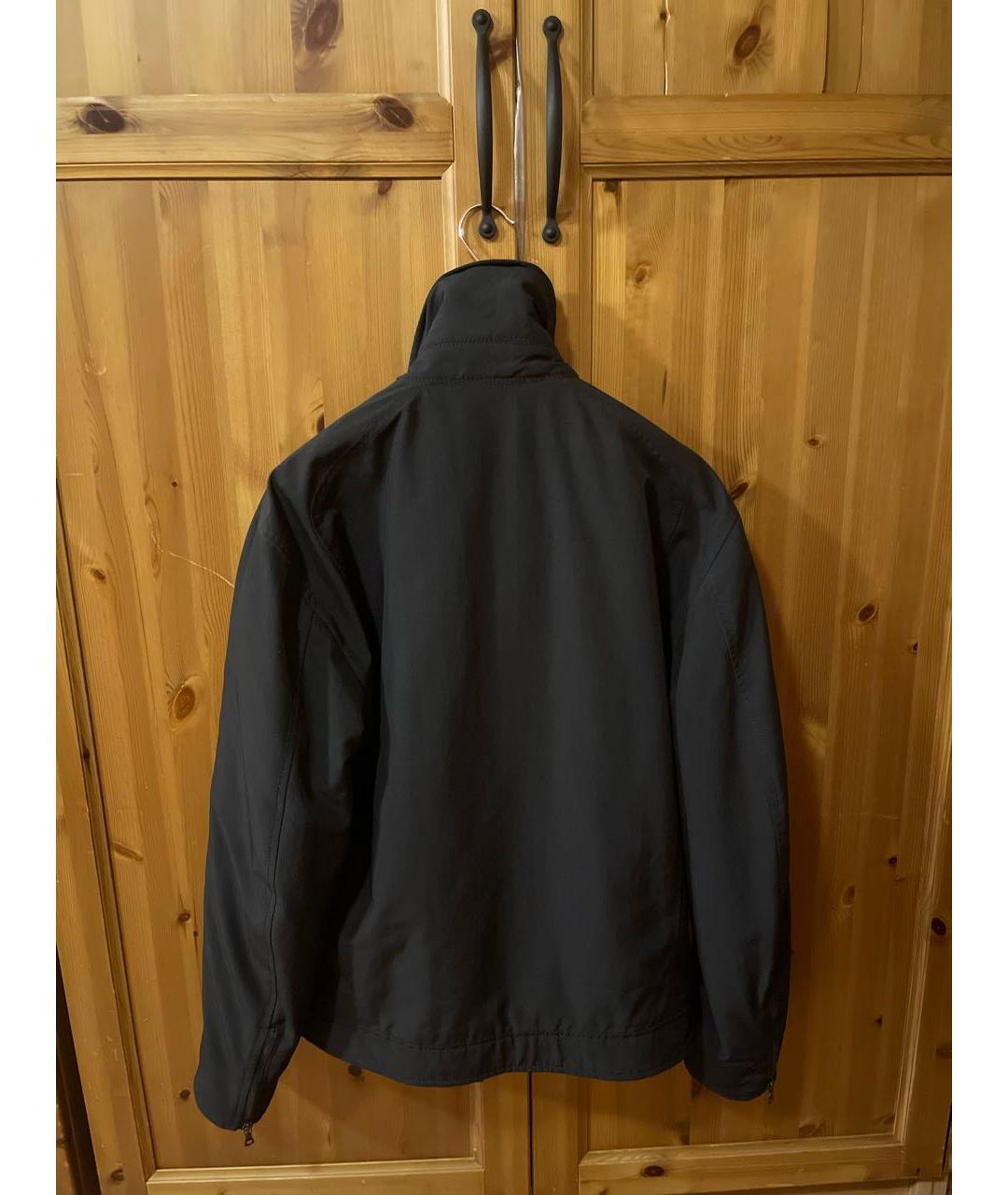 CORTIGIANI Черная полиэстеровая куртка, фото 2