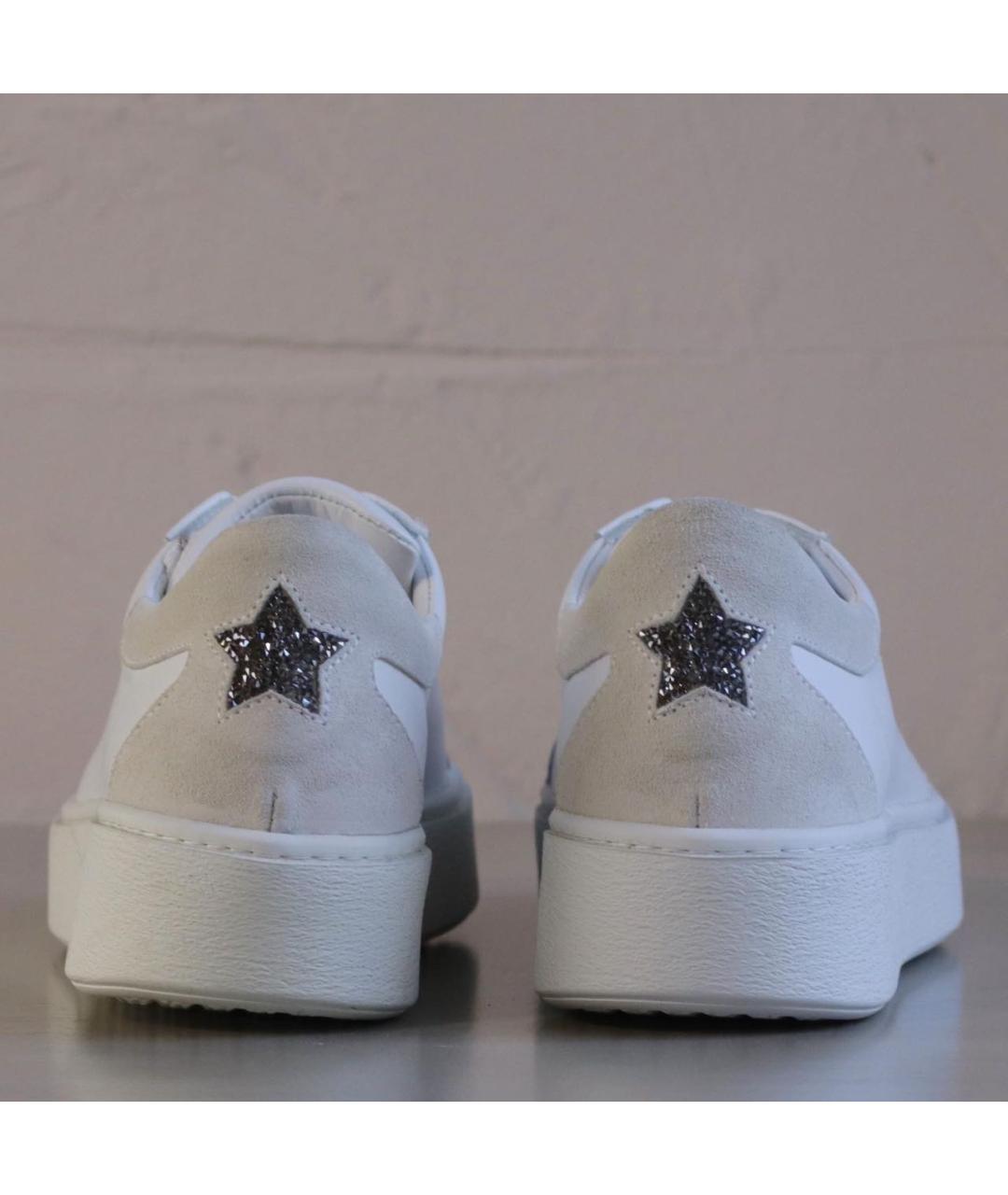 LORENA ANTONIAZZI Белые кожаные кеды, фото 4