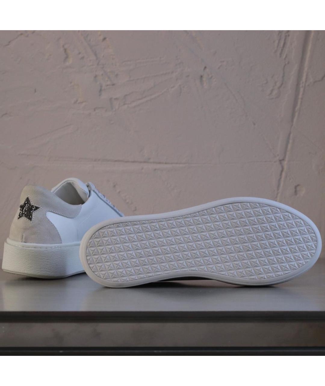 LORENA ANTONIAZZI Белые кожаные кеды, фото 5