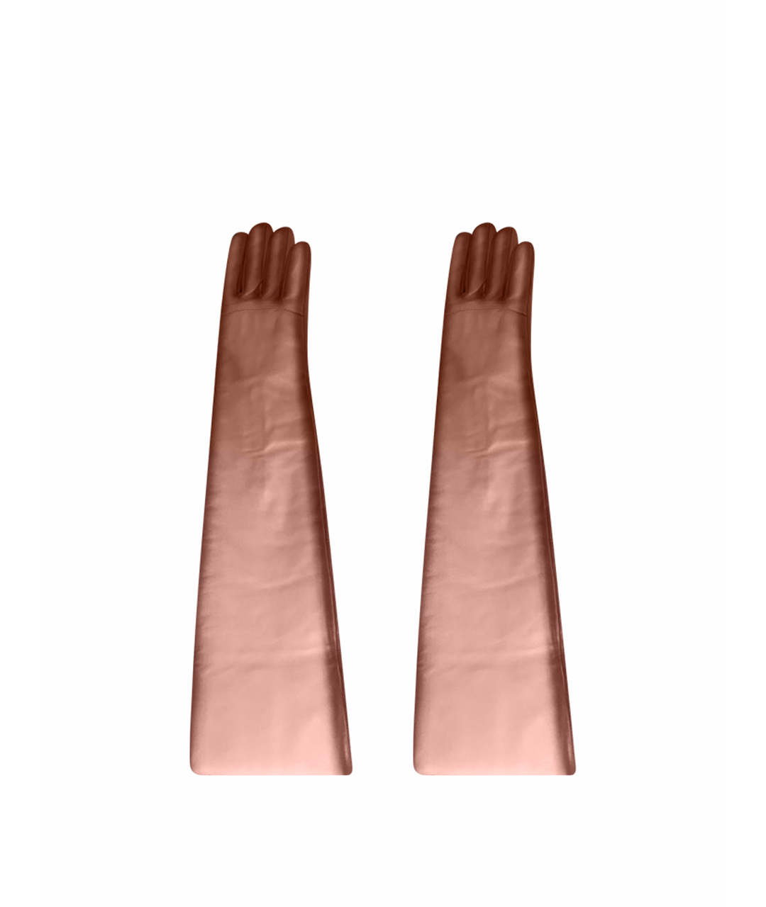 NINA RICCI Розовые кожаные перчатки, фото 1