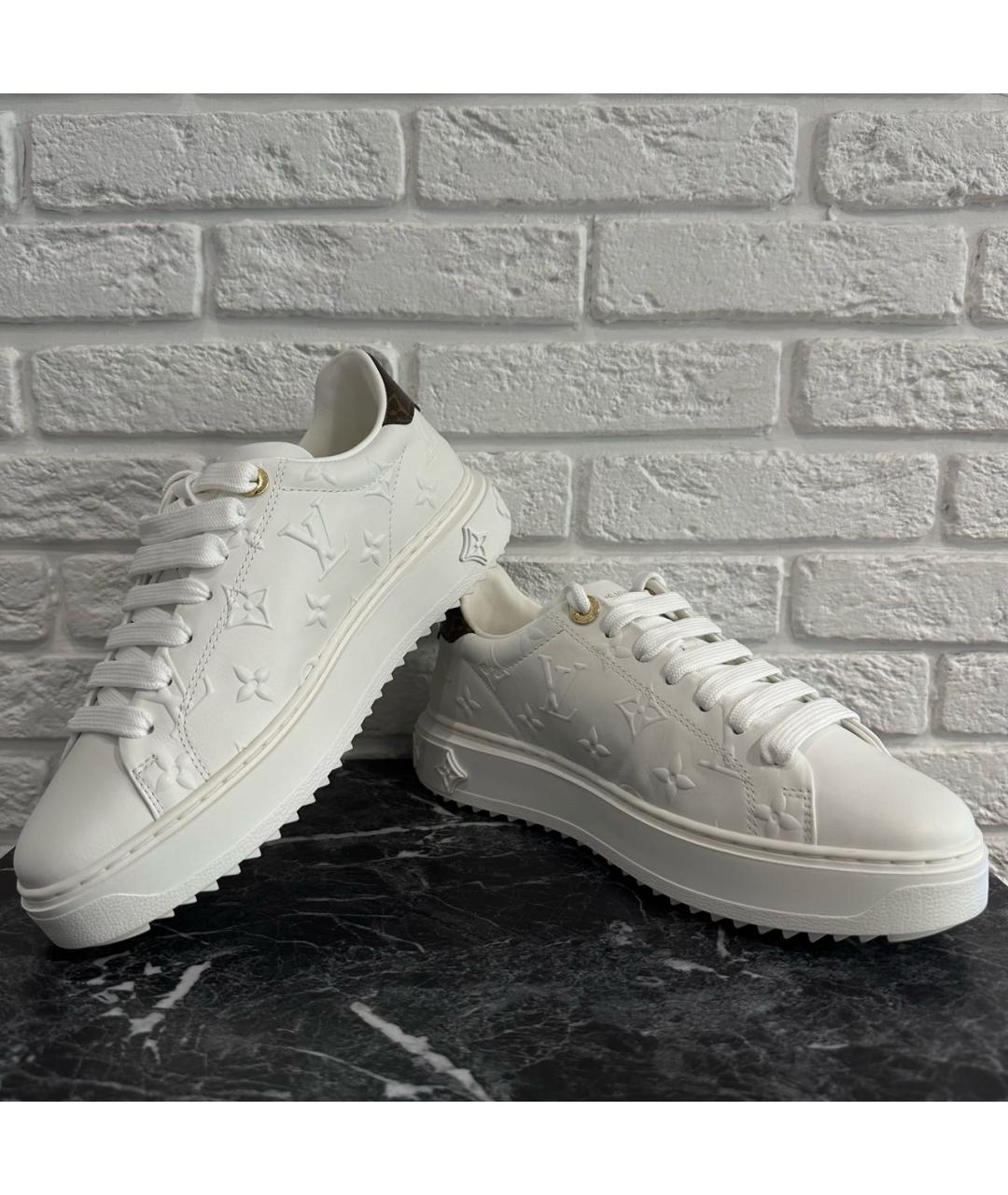 Louis Vuitton White Time Out Sneaker, vscoshoess