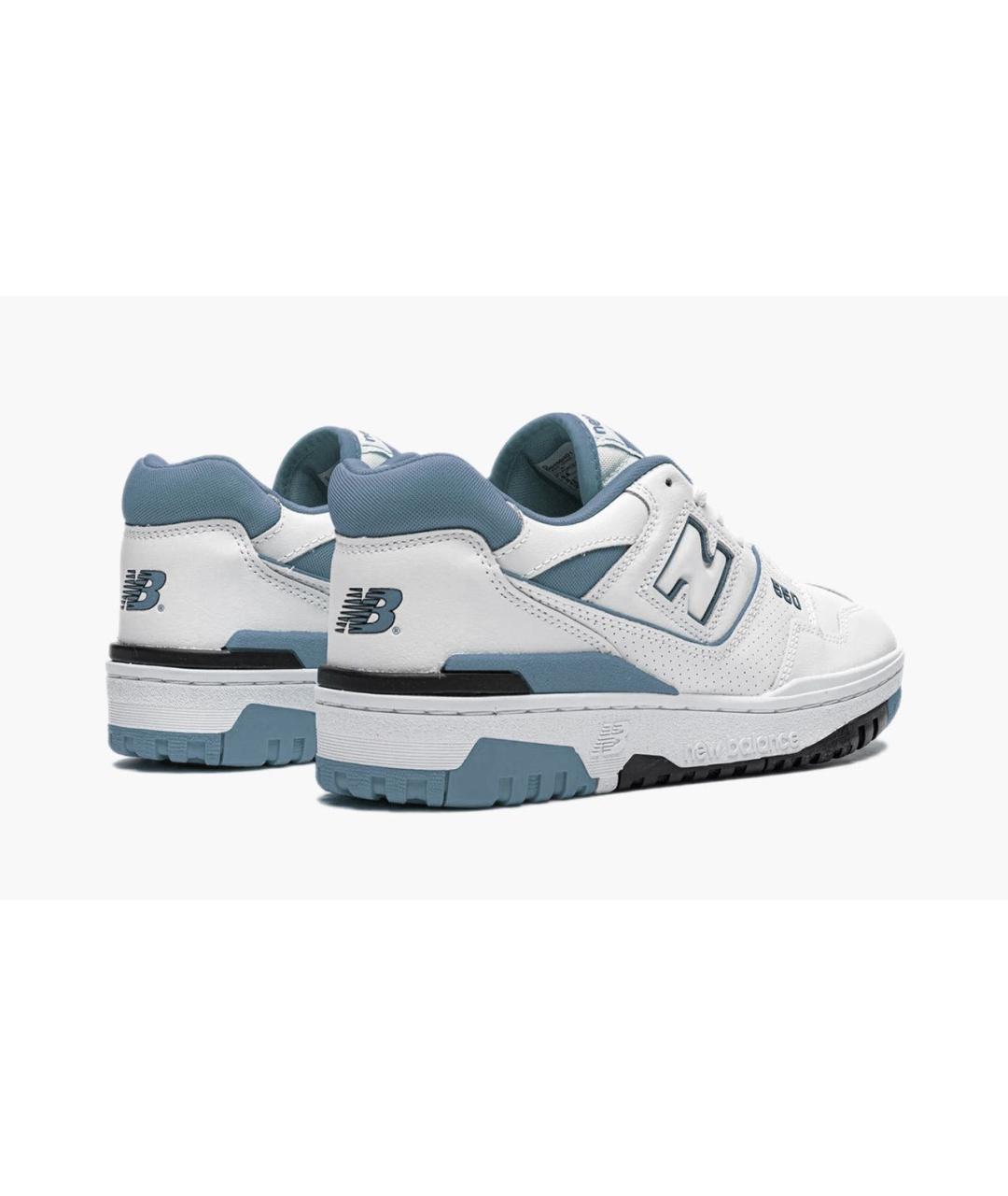 NEW BALANCE Голубые кожаные кроссовки, фото 3