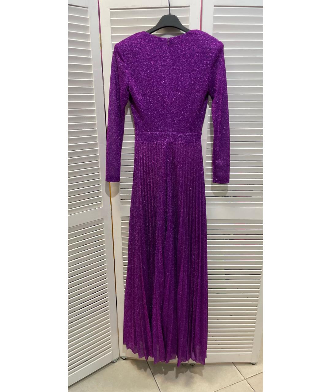 ERMANNO ERMANNO Фиолетовое полиамидовое вечернее платье, фото 2