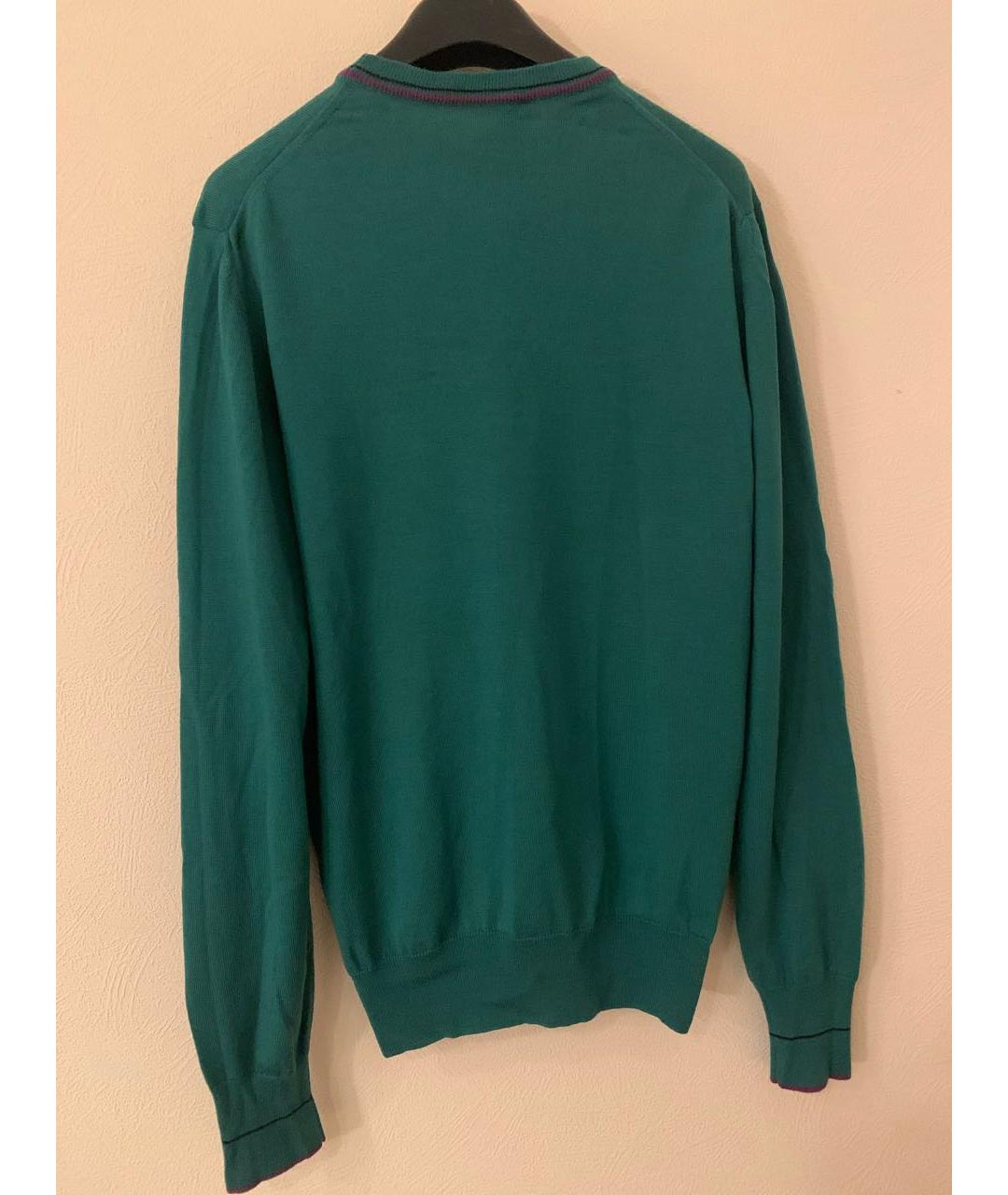 ETRO Зеленый шерстяной джемпер / свитер, фото 2