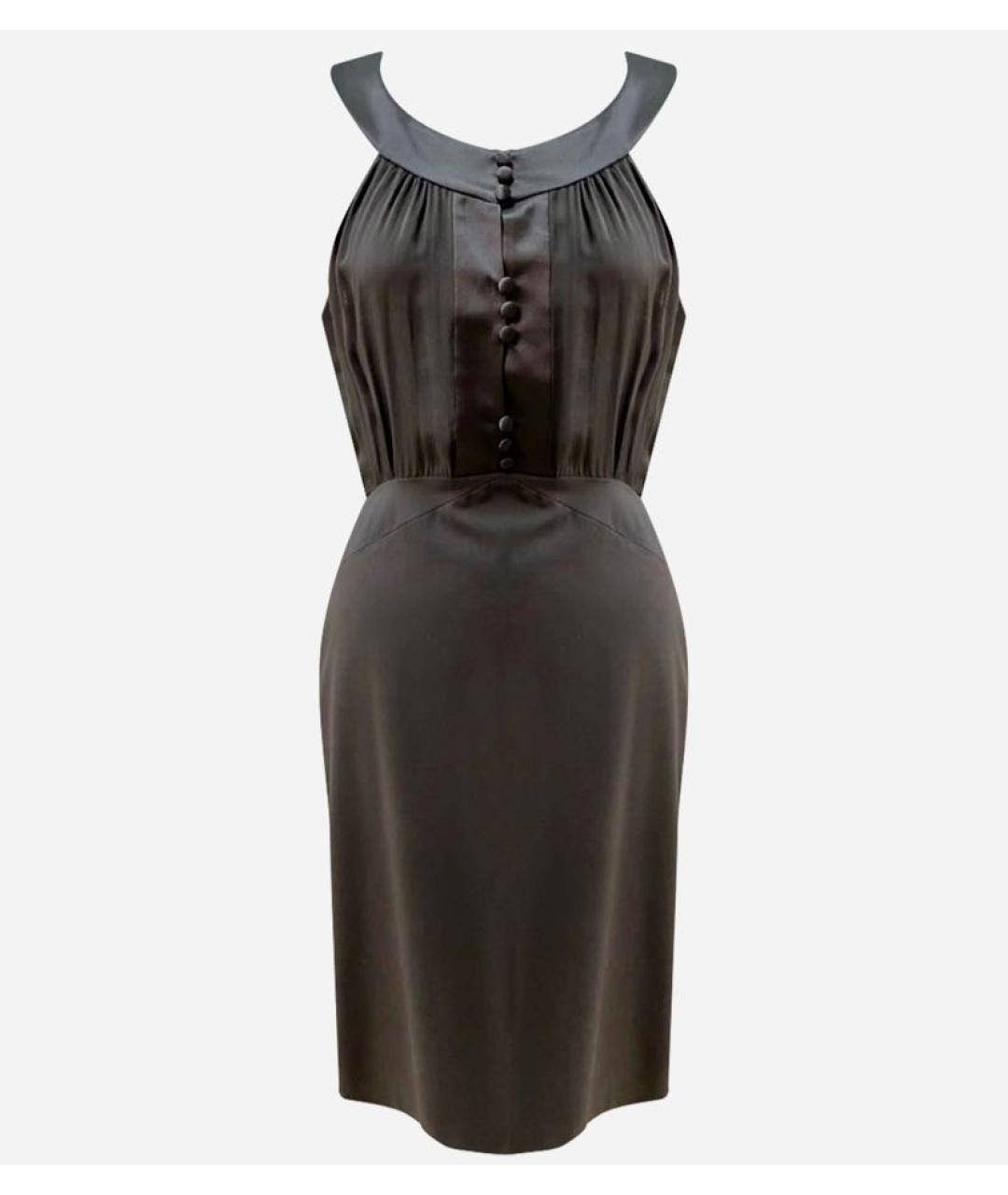 KARL LAGERFELD Черное шерстяное платье, фото 6