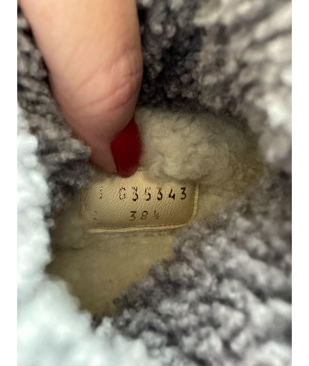 CHANEL Серые сапоги, фото 8