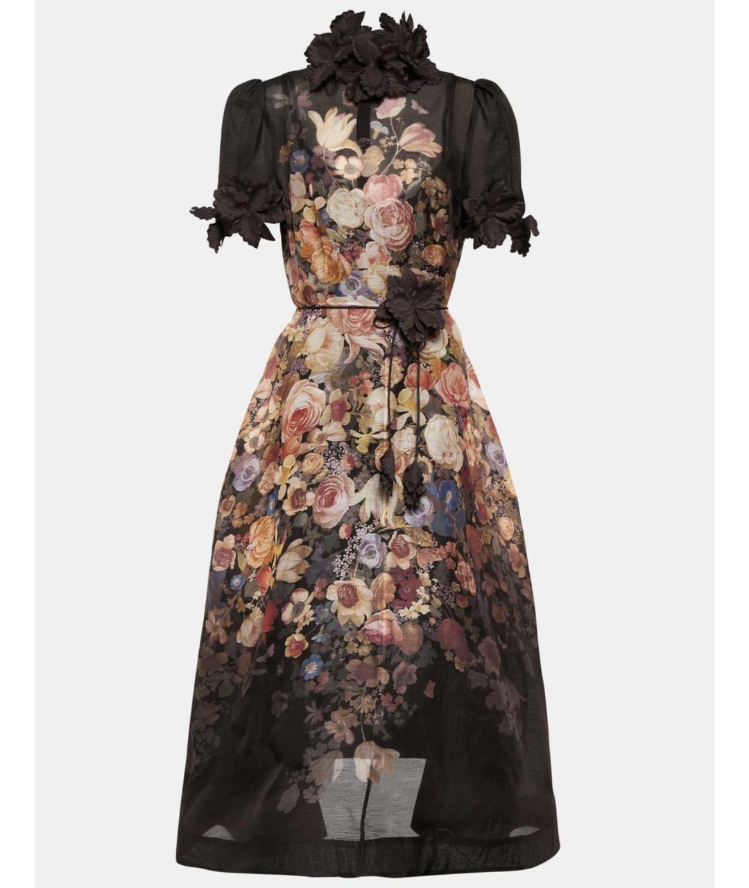 ZIMMERMANN Черное коктейльное платье, фото 4