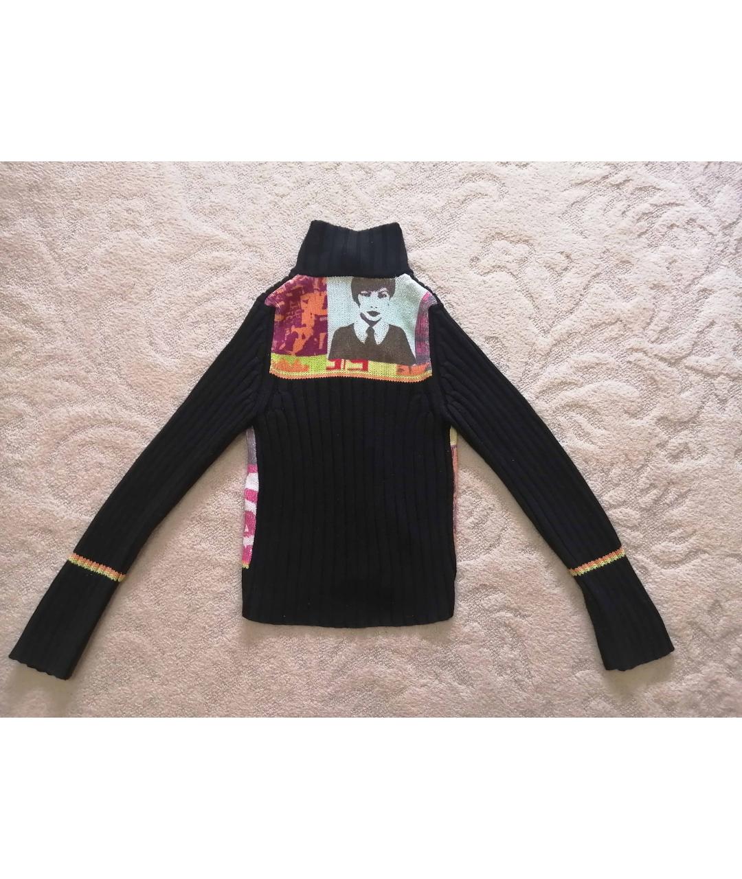 MARC CAIN Черный хлопковый джемпер / свитер, фото 2