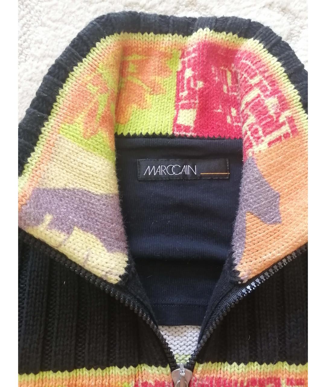 MARC CAIN Черный хлопковый джемпер / свитер, фото 4