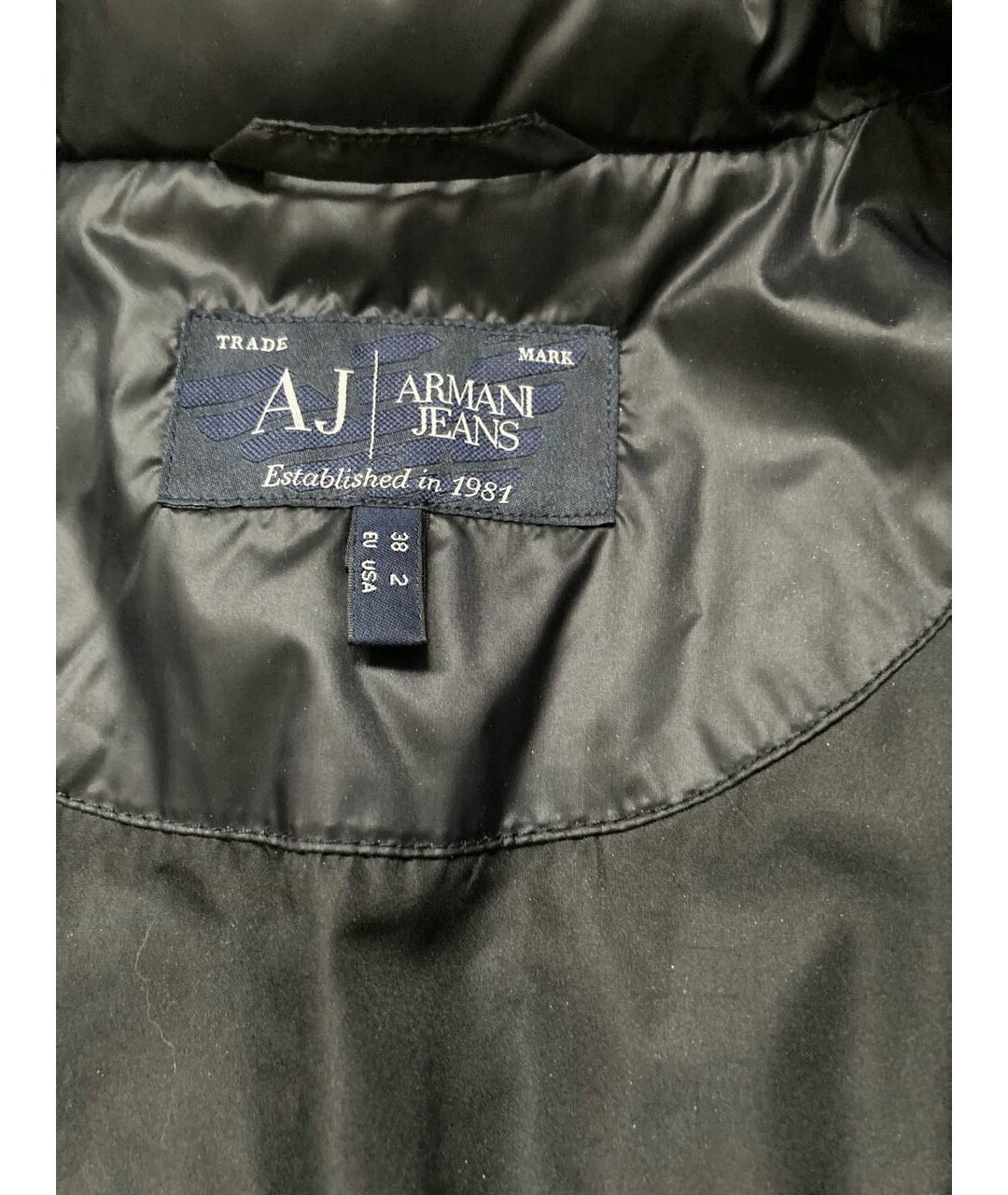 ARMANI JEANS Черный жилет, фото 4