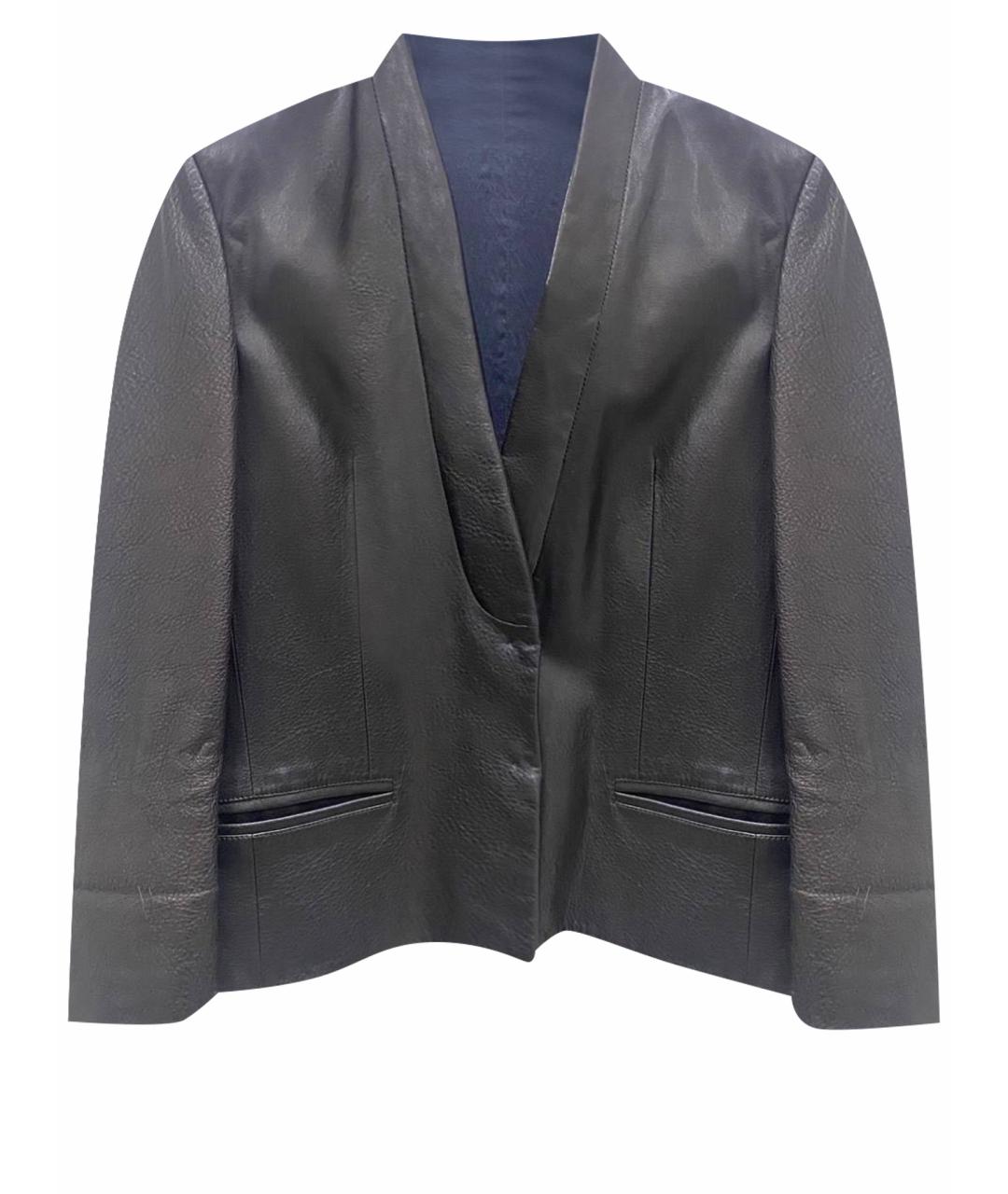 BRUNELLO CUCINELLI Коричневый кожаный жакет/пиджак, фото 1