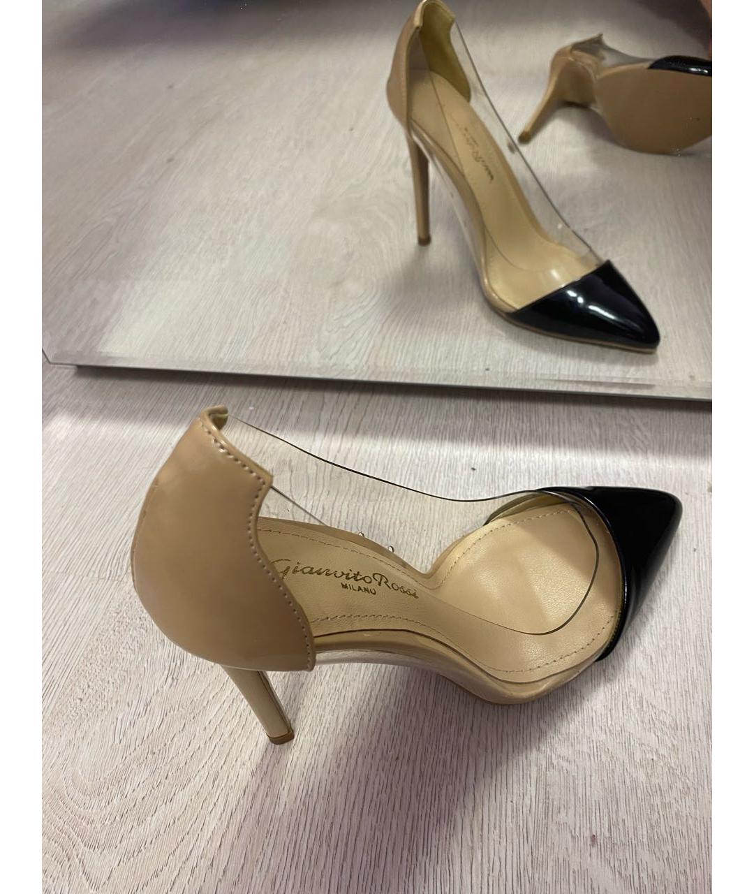 GIANVITO ROSSI Бежевые туфли, фото 2