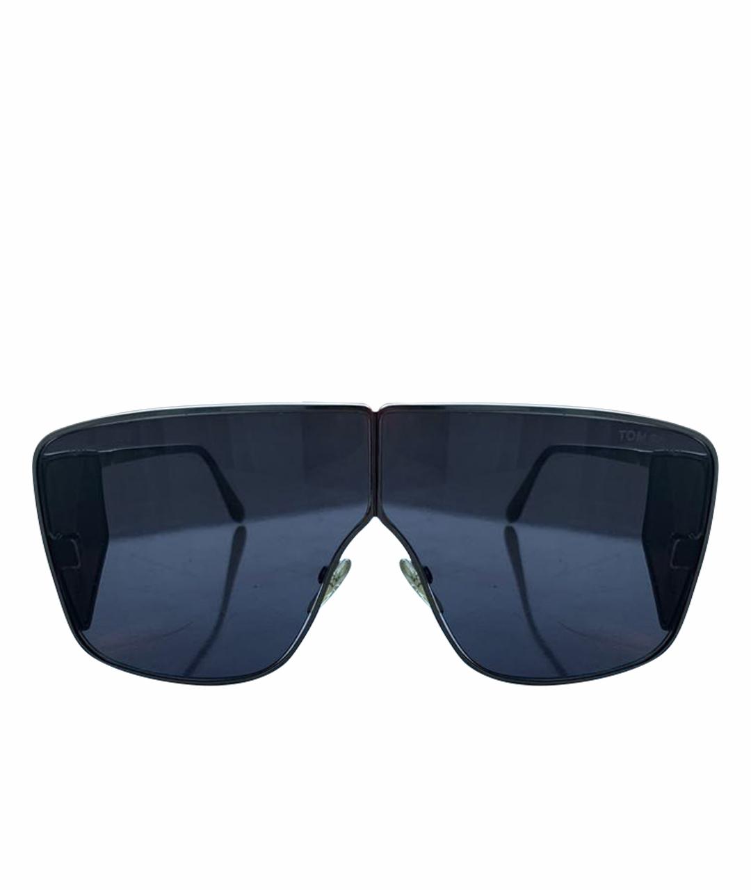 TOM FORD Черные металлические солнцезащитные очки, фото 1
