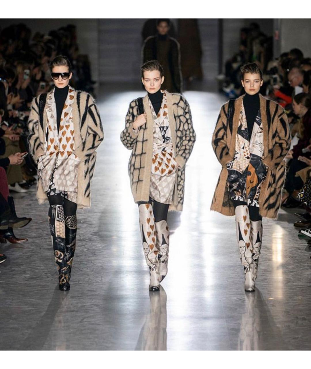 MAX MARA Бежевое шелковое коктейльное платье, фото 7