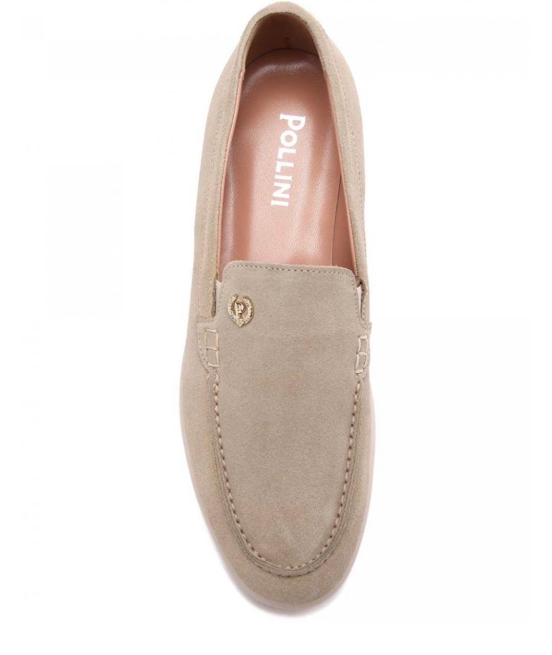 POLLINI Бежевые лоферы, фото 2