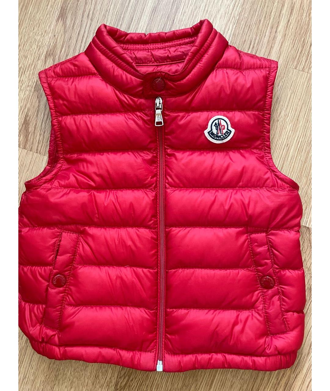 MONCLER Красный жакет / жилет, фото 6