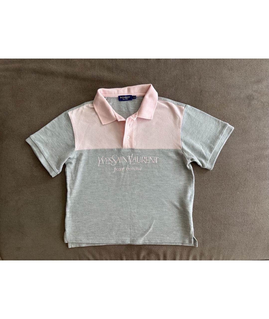 SAINT LAURENT Розовый хлопковый детская футболка / топ, фото 6