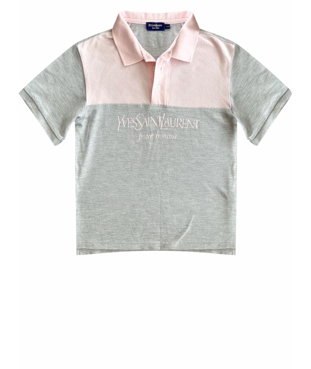 SAINT LAURENT Розовый хлопковый детская футболка / топ, фото 1