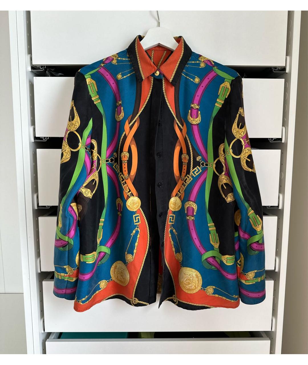 VERSACE Мульти рубашка, фото 4