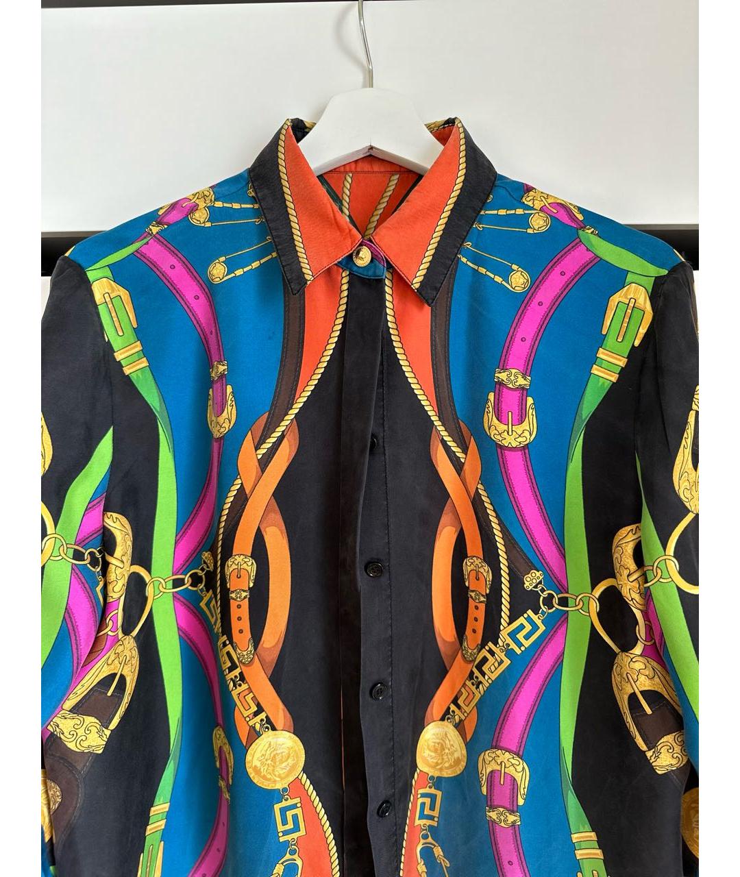 VERSACE Мульти рубашка, фото 3
