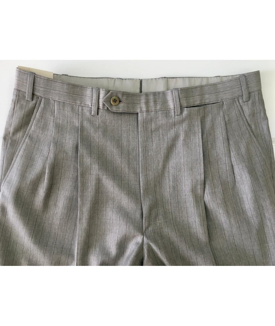 BRIONI Серый классический костюм, фото 8