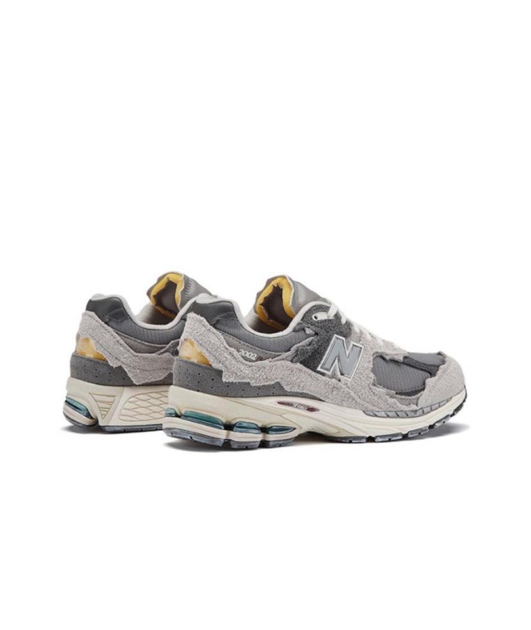 NEW BALANCE Серые замшевые низкие кроссовки / кеды, фото 3