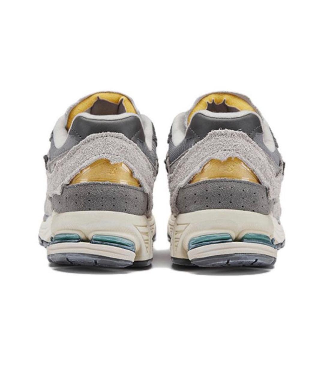 NEW BALANCE Серые замшевые кроссовки, фото 4