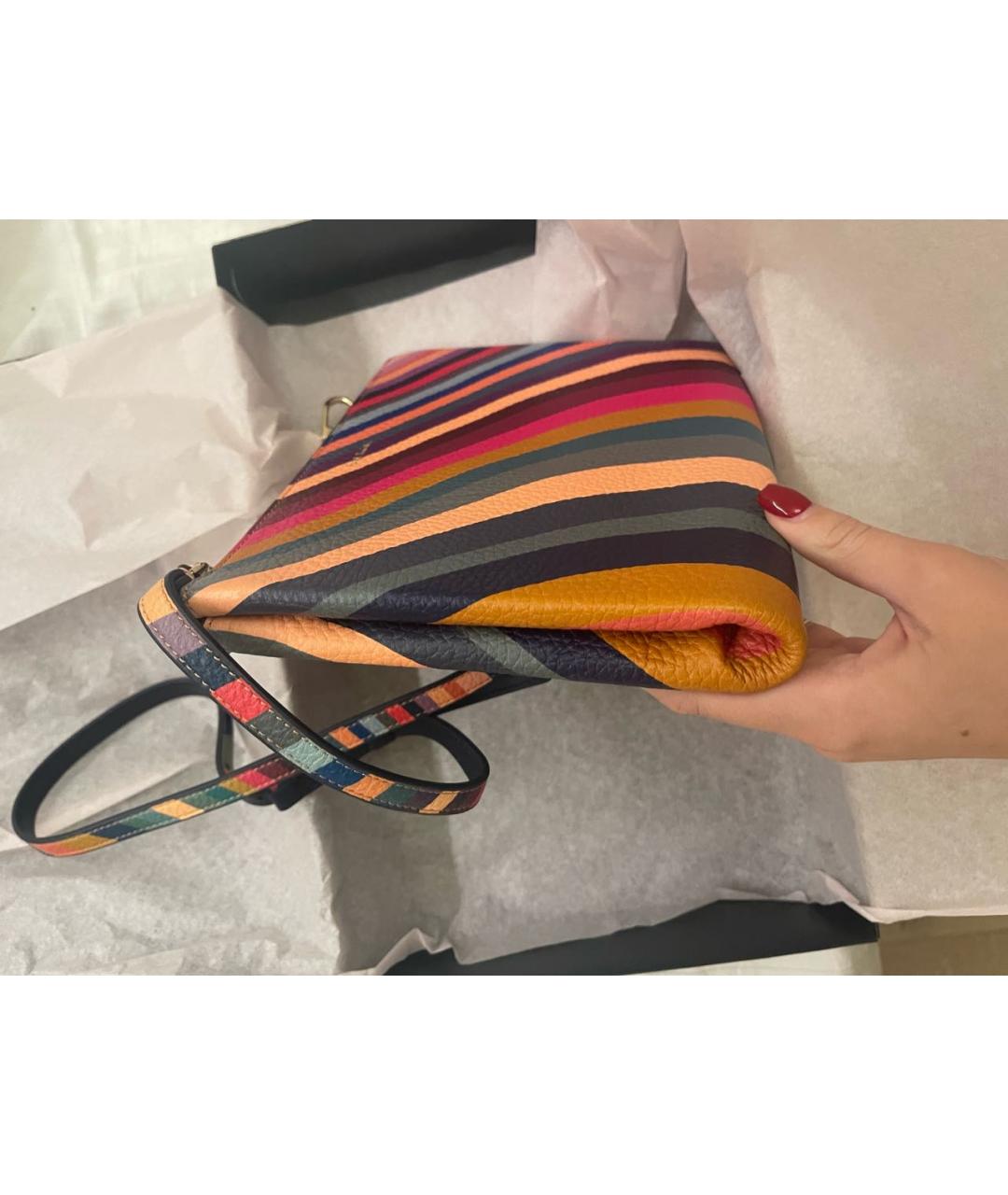 PAUL SMITH Мульти кожаная сумка через плечо, фото 2