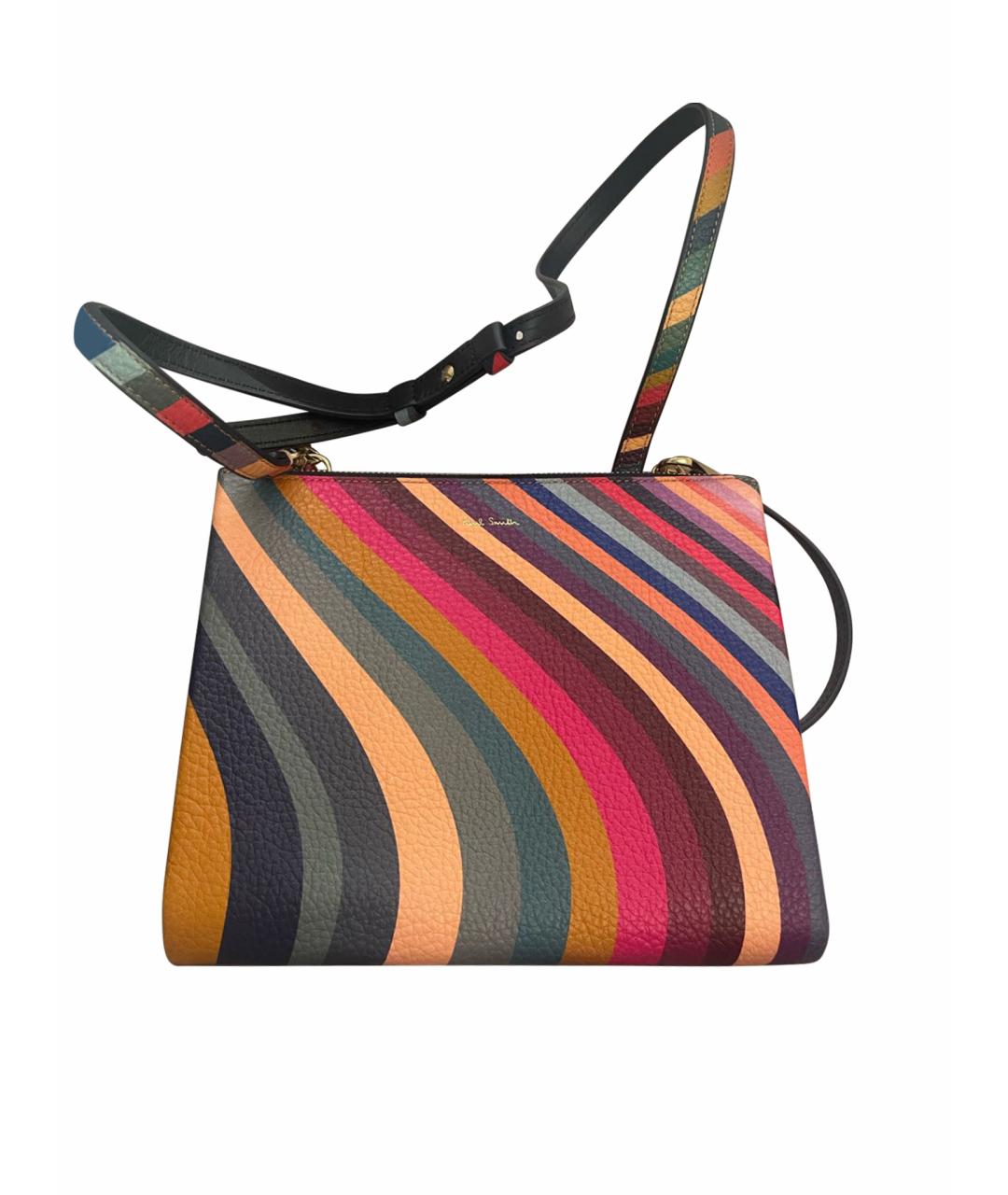 PAUL SMITH Мульти кожаная сумка через плечо, фото 1