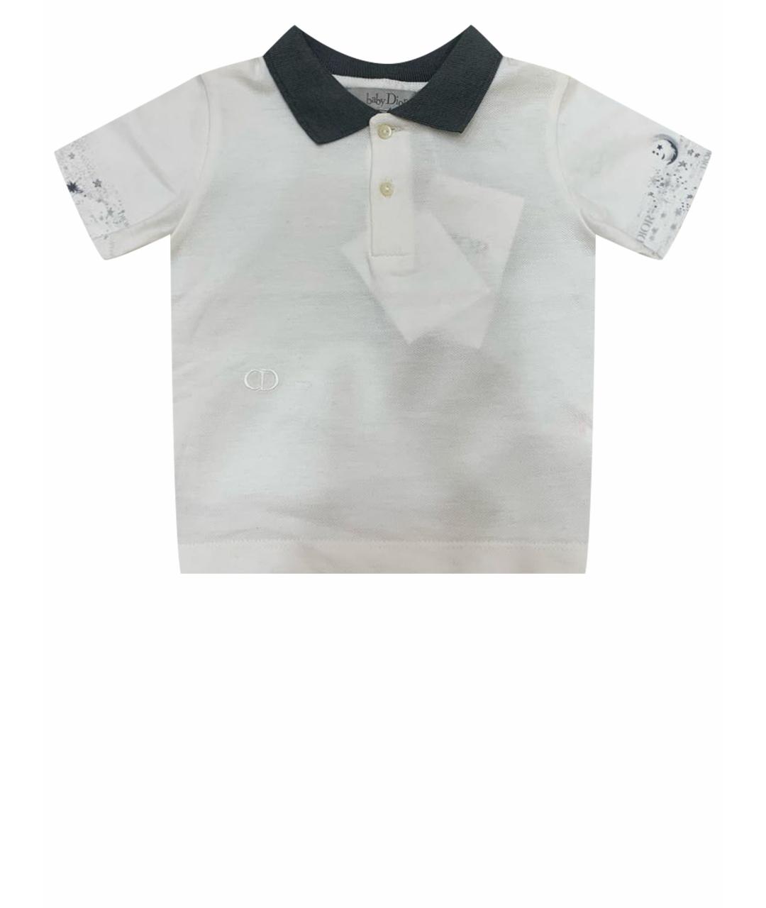 CHRISTIAN DIOR PRE-OWNED Белая хлопковая детская рубашка, фото 1