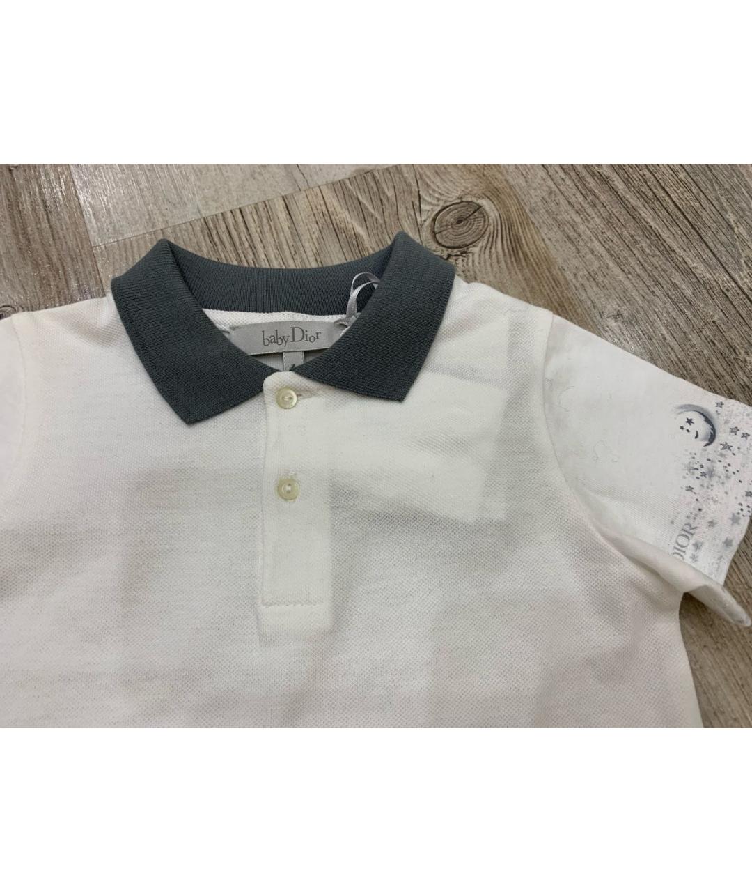 CHRISTIAN DIOR PRE-OWNED Белая хлопковая детская рубашка, фото 3
