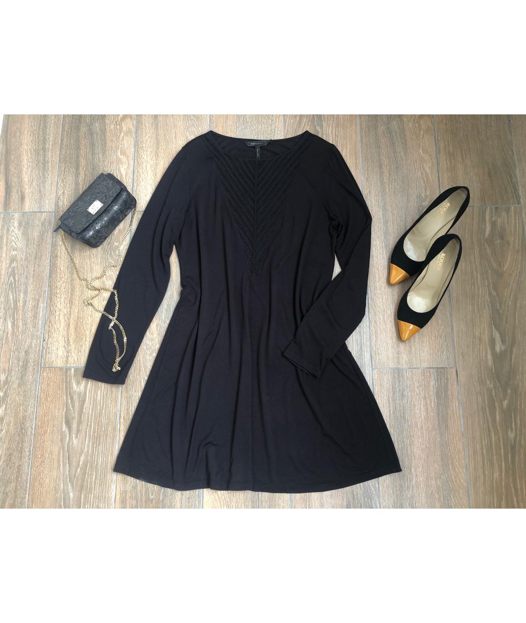 BCBG MAXAZRIA Черное повседневное платье, фото 6
