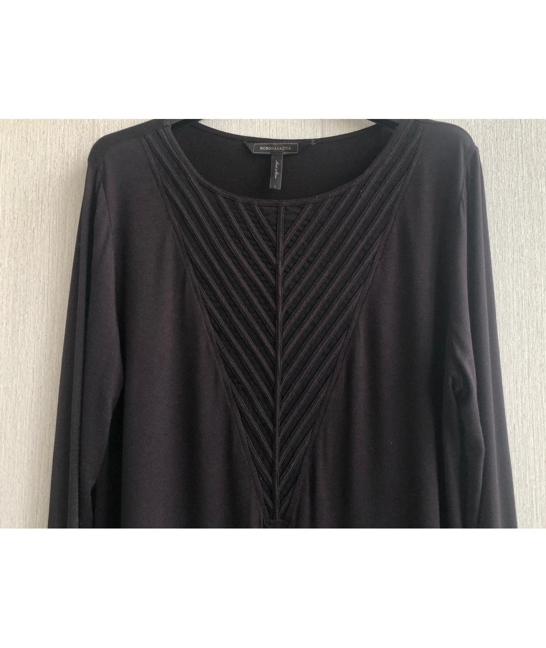 BCBG MAXAZRIA Черное повседневное платье, фото 5