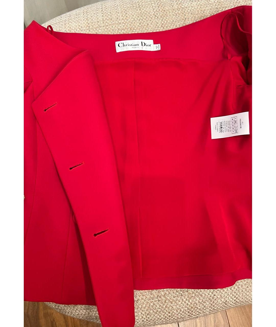 CHRISTIAN DIOR PRE-OWNED Красный жакет/пиджак, фото 3