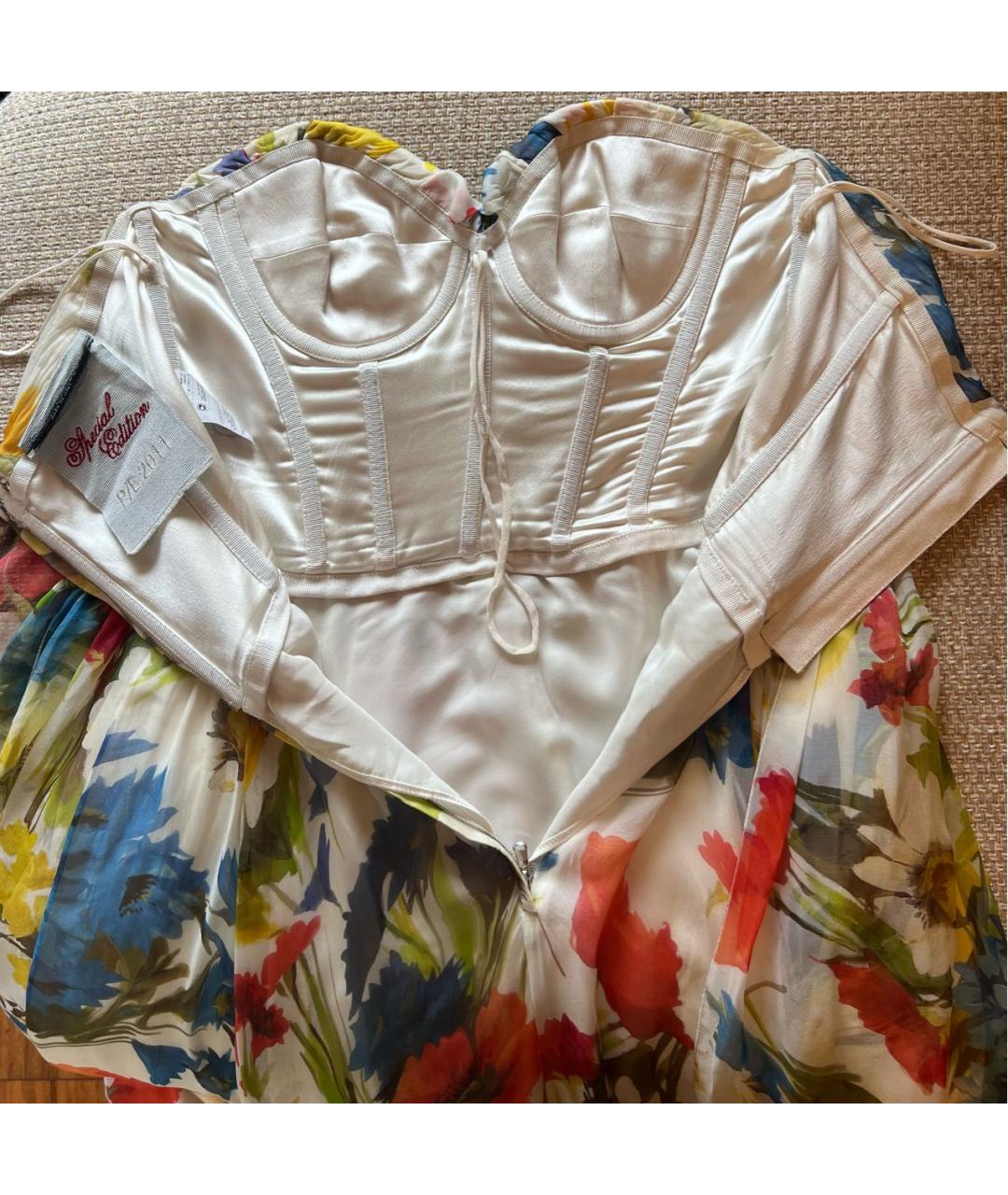 DOLCE&GABBANA Шелковое коктейльное платье, фото 3