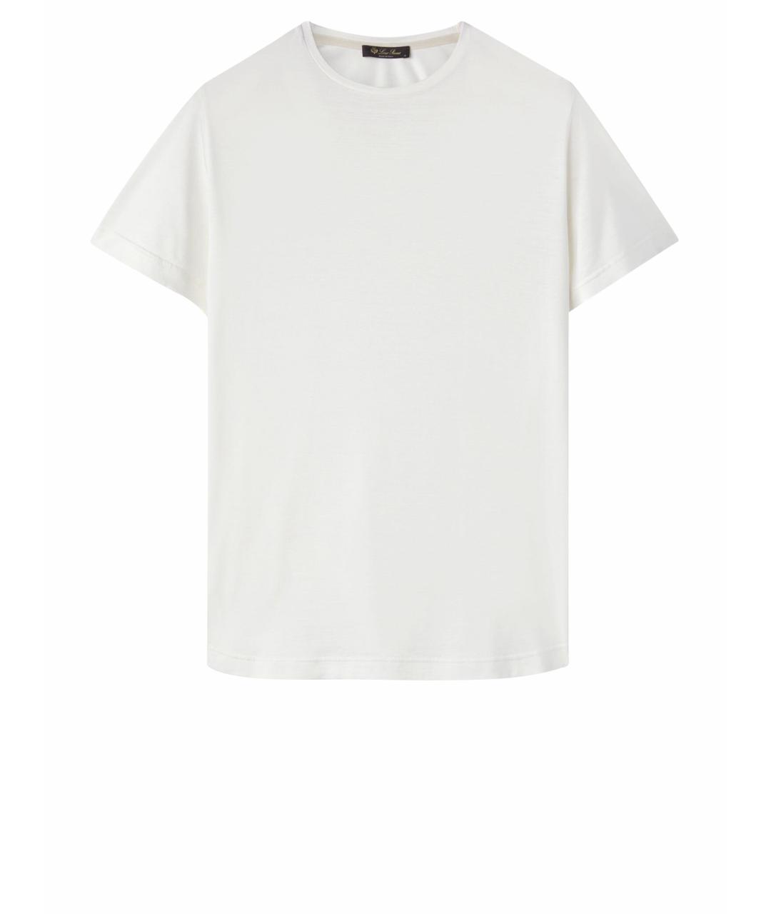 LORO PIANA Белая футболка, фото 1