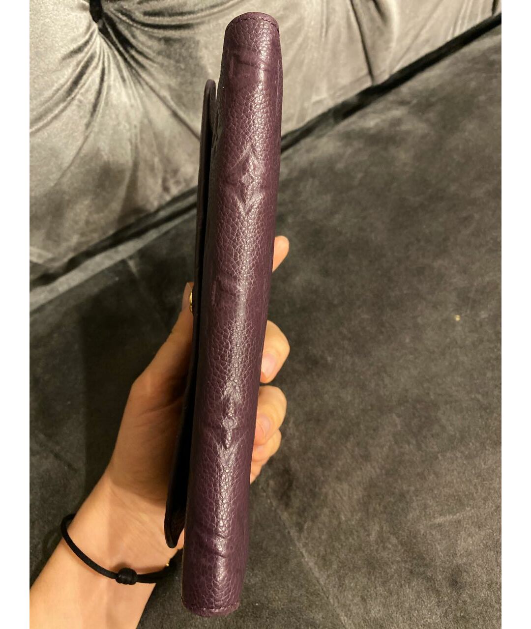LOUIS VUITTON PRE-OWNED Фиолетовый кожаный кошелек, фото 6