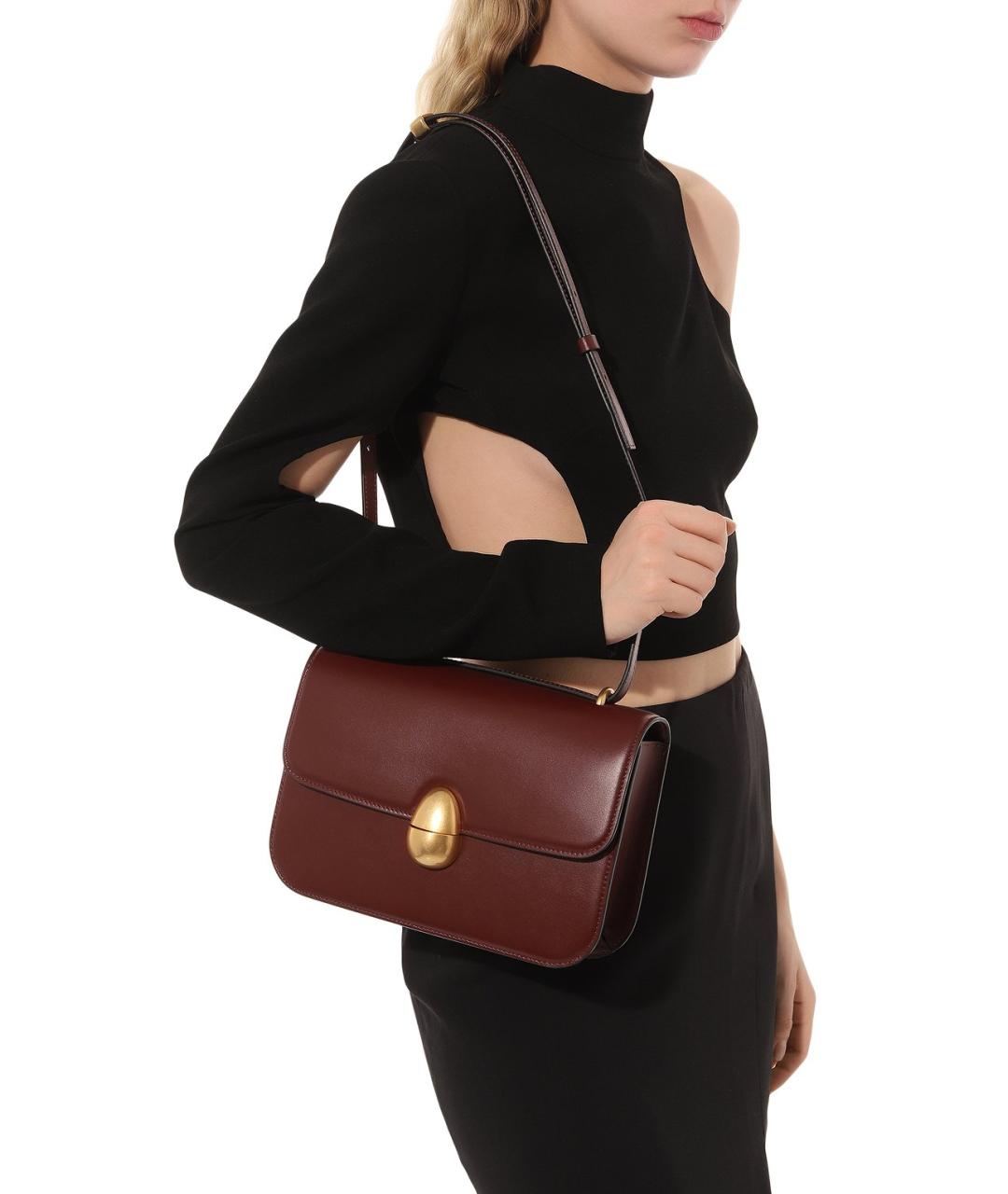 NEOUS Коричневая кожаная сумка через плечо, фото 2