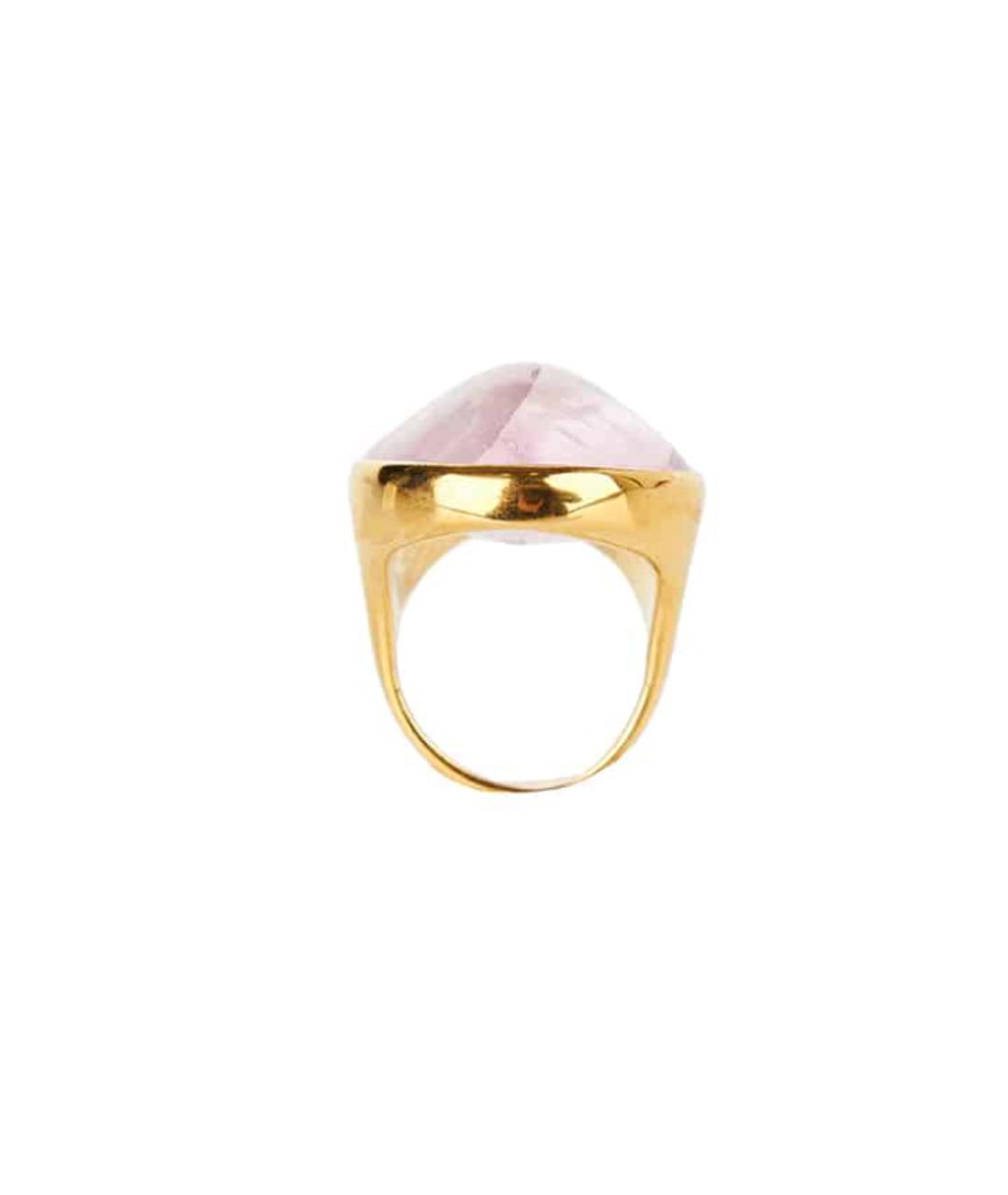 ALEXANDER MCQUEEN Розовое латунное кольцо, фото 2