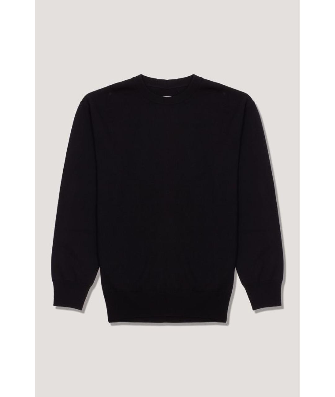 JIL SANDER Черный шерстяной джемпер / свитер, фото 3